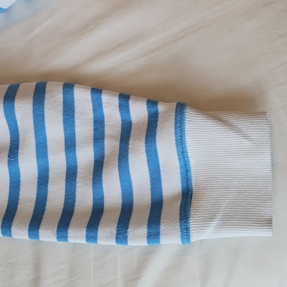 Lilly Pulitzer Blue and White Striped Sweatshirt - Picture 5 of 8
